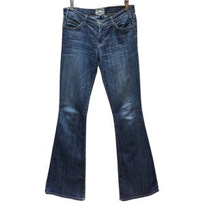 Current/Elliott Jeans The Low Bell Distressed Low Rise Flare Boho‎ Size 27